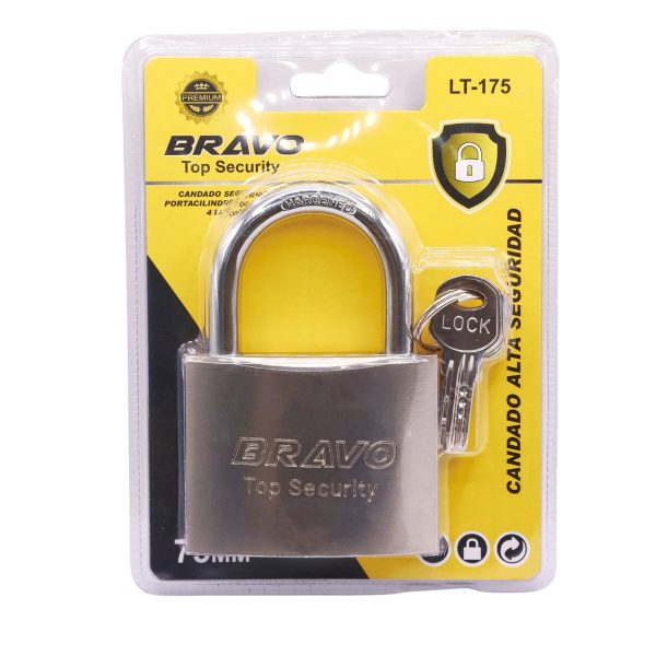 Candado grueso con llave de ordenador 75mm